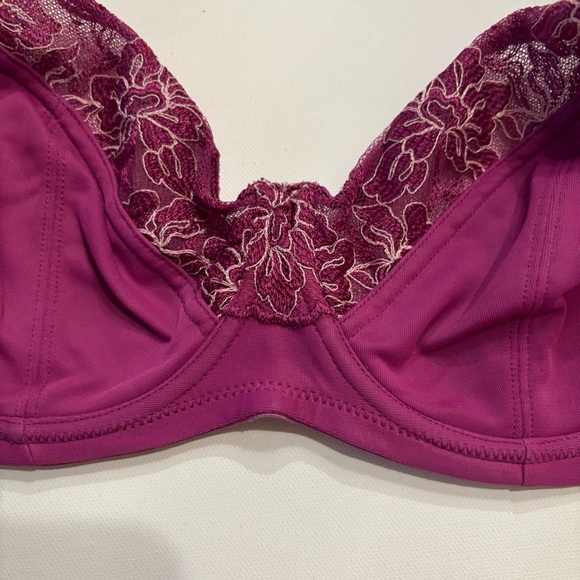 Natori Full Coverage Bra Size 34D Pink/Purple - Picture 2 of 4